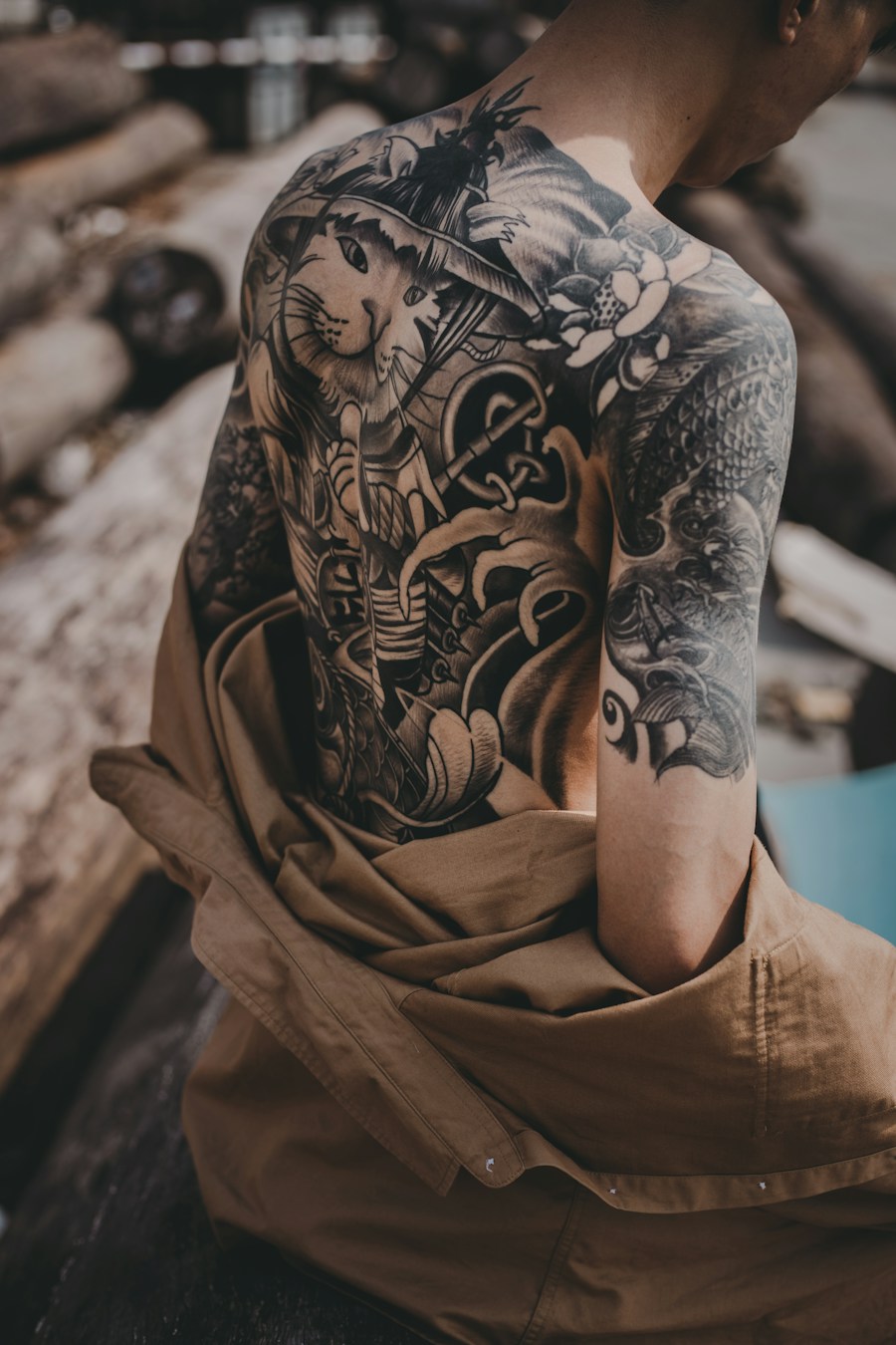 Fotografia de referência da arte e do universo da tatuagem